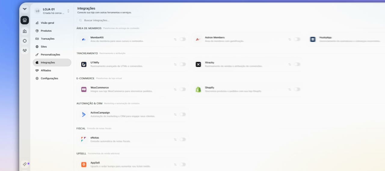 Integrações: conecte a Cooud às suas outras ferramentas